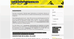 Desktop Screenshot of noborders.sozialebewegungen.org